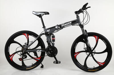 

KUBEEN mountain bike 26-inch steel 21-speed dual disc brakes variable speed bicycle