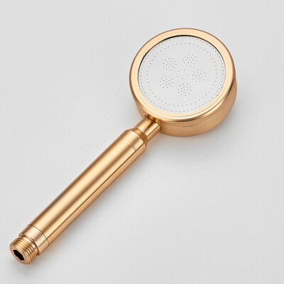 

Melody King size space aluminum shower head supercharged hand spray aluminum shower aluminum nozzle champagne gold