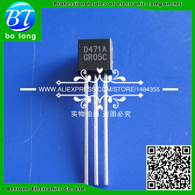 

Free Shipping 50pcslot 2SD471GR D471A D471 TO-92 transistor