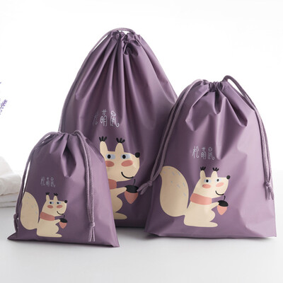 

Shouyou beam shoes bag clothing storage beam pocket underwear finishing bag travel clothing storage bag 3 Pack large medium&small JD-SN-30 bad little fox