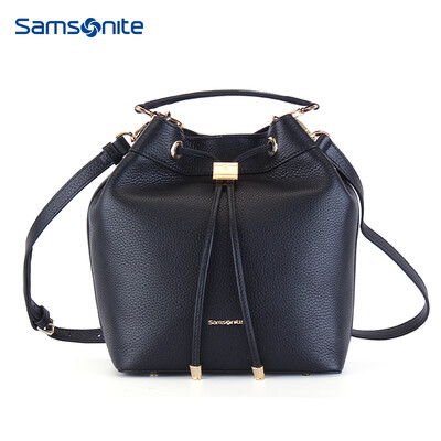 

Samsonite IRENE Shoulder Crossbody Fashion Bucket Bag BB409003 Black Bucket Bag