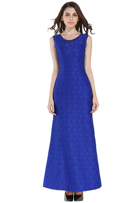 

Buenos Ninos Sleeveless Lace Maxi Dress