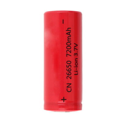 

26650 3.7V 7200mAh литий-ионная аккумуляторная батарея Используйте для фонарика