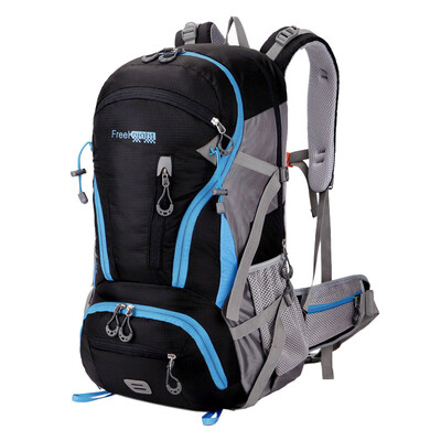

45L Capacity Sports Camping Hiking Men&39s Backpack Nylon Rucksack Travel Adventure Bag 5 Colors
