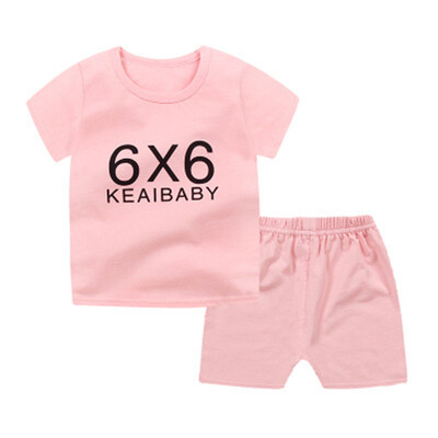 

2018 children Autumn Pajamas clothing Set Boys & girls Cartoon Sleepwear Suit Set kids 2-piece baby clothes