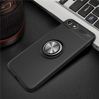 

Iphone 78 Luxury Metal Ring Magnetic Bracket Shockproof Cooling TPU Phone Case
