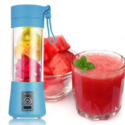 

Cntomlv 380ml USB Rechargeable Juicer Bottle Cup Juice Citrus Blender Lemon fruit Milkshake Smoothie Squeezers Reamers Bottle