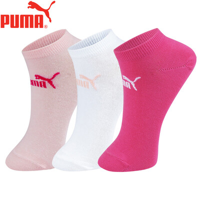

PUMA Hummer Socks Womens Basic Boat Socks 3 Pairs WhiteBlack