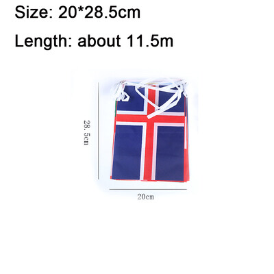 

2018 Car Decorations Top 32 Flags National Flag Bar Theme Dress Up Hanging Bunting Fans Articles Hanging Flag Car Sticker