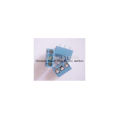 

100pcs 3 Pin Screw Terminal Block Connector 5mm Pitch B