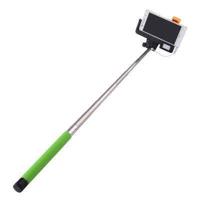 

Buself "" Shaped Stand w/ LED Fill Light for Bluetooth Selfie Stick(Black + Orange