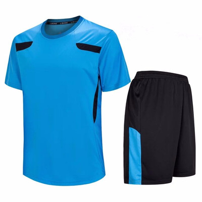 

New mens Survetement football jerseys set breathable soccer jersey Paintless shirts sports wear DIY custom