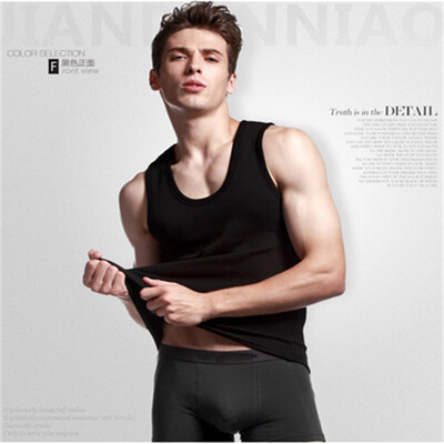 

2018 autumn&winter mens thick&velvet warm vest not inverted cashmere cotton jacket mens vest
