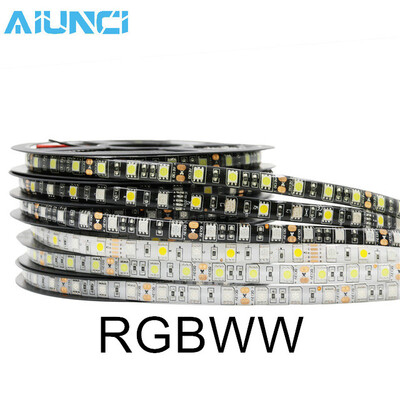 

LED Strip 5050 DC12V Flexible LED Light Black White PCB No Waterproof Waterproof 60 LEDm 5mlot