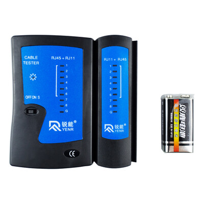 

RAYENR network tester can test network line telephone line line meter dual-purpose line meter cable line telephone line with 9V battery NR0083
