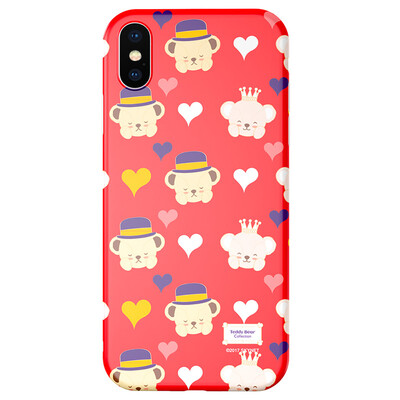 

Teddy Collection Apple iPhoneX Mobile Shell Apple 10 Cartoon Cover All Inclusive Силиконовая мягкая оболочка Colorful Teddy