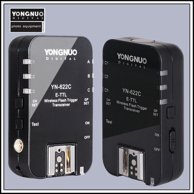 

Yongnuo YN-622C YN 622 Wireless E TTL HSS 18000S Flash Trigger 2 Transceivers for Canon