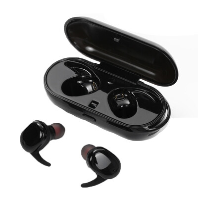 

Wireless earplugs bluetooth headset touch noise cancellation headset HD stereo waterproof headset IPhone Samsung