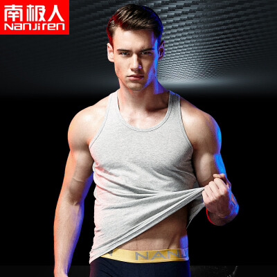 

Nanjiren mens vest mens cotton sports vest mens vest bottoming shirt