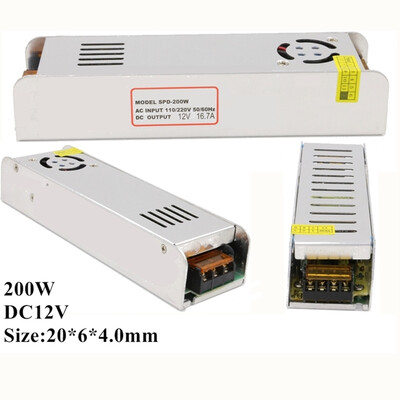 

Светодиодный драйвер Питание AC220 к DC12V 60 Вт 120 Вт 200 Вт 250 Вт 360 Вт LED адаптер Трансформаторы
