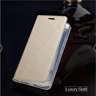 

Genuine Leather flip Case For Samsung S6 S7 S8 Plus Note 8 Calfskin Litchi Texture Phone Cover