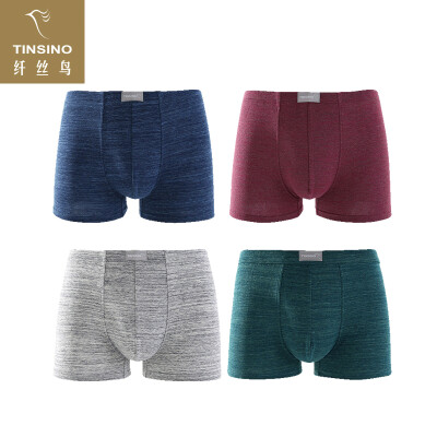 

Filament bird TINSINO 4 loaded mens underwear in the waist flat angle U convex underwear 2018 new boxer pants boyshort male WON50723 mixed color