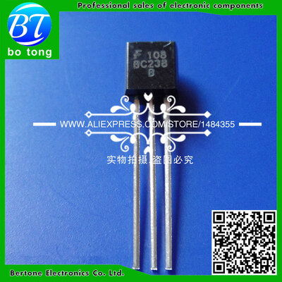 

50pcs free shipping BC238B BC238 TO-92 Bipolar Transistors - BJT NPN 25V 100mA