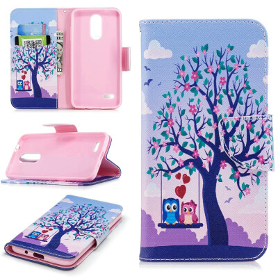 

BEFOSPEY Painting PU LeatherSoft TPU Card Slot Stand Wallet Case For LG K8201850"