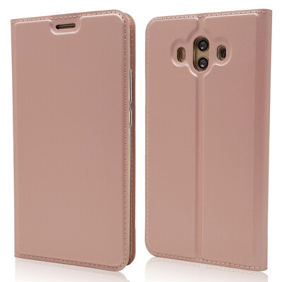 

Роскошный чехол для кошелька для HUAWEI Mate 10 Высококачественная искусственная кожа с флип-крышкой Kickstand Anti-shock Full Protection