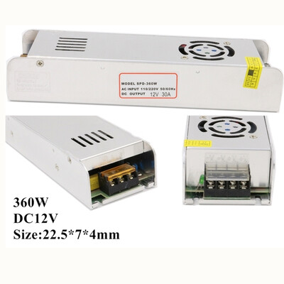 

Светодиодный драйвер Питание AC220 к DC12V 60 Вт 120 Вт 200 Вт 250 Вт 360 Вт LED адаптер Трансформаторы