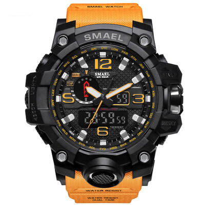 

Military Watch Digital SMAEL Brand Watch  Shock Mens Wristwatch Sport LED Watch Dive 50m Wateproof Fitness Sport Watches