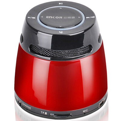 

Enko ENKOR Andrew portable subwoofer mini stereo small steel gun Bluetooth card with a card wireless call