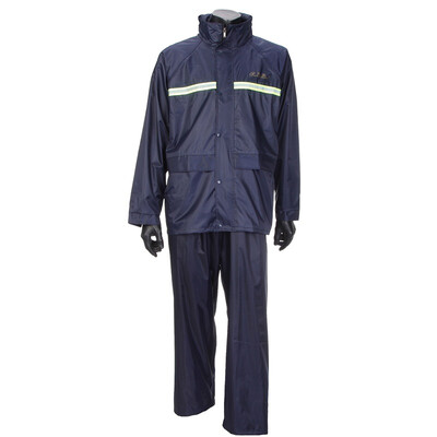 

Heaven double-layer luminous raincoat set N211-7AX navy blue L