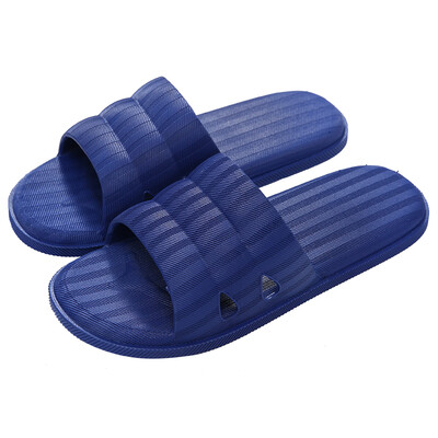 

Antarctic Nanjiren Antarctic slippers female fine lines horizontal strip home bathroom shower sandals purple 40-41 yards 19D013