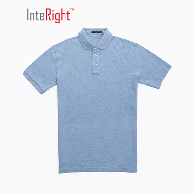 

INTERIGHT Jingdong quality 50 cotton double beads to avoid hot mens business casual POLO shirt Ma M code