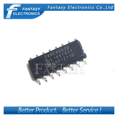 

100PCS 74HC4052D SOP16 74HC4052 SOP SN74HC4052DR SMD new&original IC free shipping