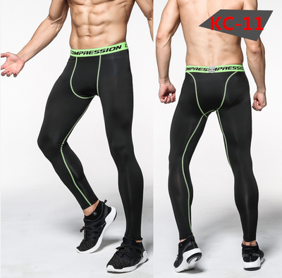 

Camouflage fitness pants mens elastic fast dry pants running cycling basketball training tight pants