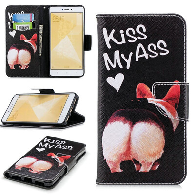 

BEFOSPEY Painting PU LeatherSoft TPU Card Slot Stand Wallet Case For Xiaomi Redmi Note 4 4X 55"2017