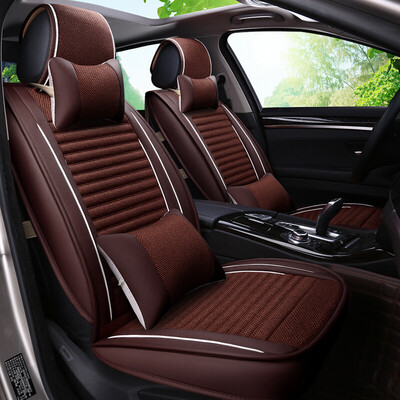 

BOLISH five four seasons GM car seat car seat cushion winter cushion imitation linen health all-inclusive car seat cover cushion coat business 01 luxury models distinguished coffee