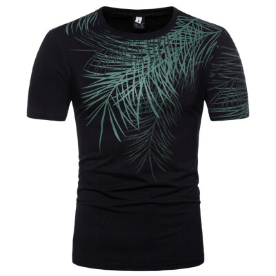 

Summer Mens Casual Short Sleeve Printed T Shirt