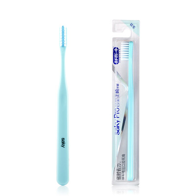 

Shuke concave orthodontic toothbrush single blue cleaning braces soft hair toothbrush
