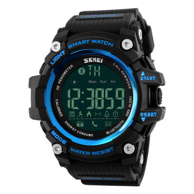 

Мужские цифровые наручные часы Smart Watch Big Dial Модные наручные спортивные часы EL Backlight Waterproof Man Clock 1227