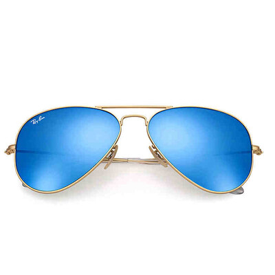 

Rayban Retro Aviator Женские солнцезащитные очки для мужчин Поляризованный объектив с ртутью Pialot Style Светоотражающий цвет 3025