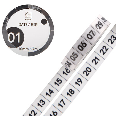 

Kinbor 3 roll PDA&paper tape 151010mm7m schedule handbook sticker daily payment plan DTB64219