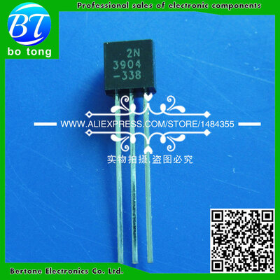 

Free shipping 1000pcs 2N3904 TO-92 Transistors 2N3904