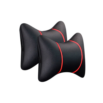 

Car home car headrest 1 pair of hollow cotton head pillow neck pillow four seasons universal headrest I-80892 charm coffee