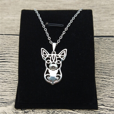 

New Chihuahua Necklace Trendy Style Chihuahua Pendant Necklace Women Pet Jewellery Fashion Animal Dog Jewellery