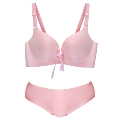 

Plus Size Strap-Style Adjustable No Steel Bra&Underwear Set8 Colors