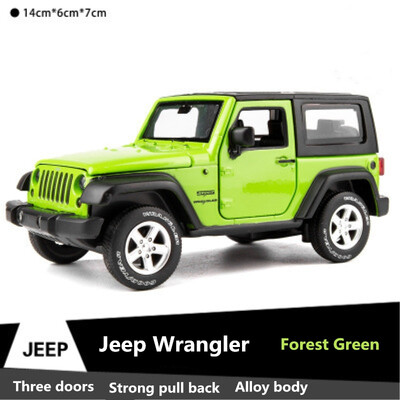 

Jeep Wrangler 1:32 simulation alloy car toys children's toys sound and light back suv