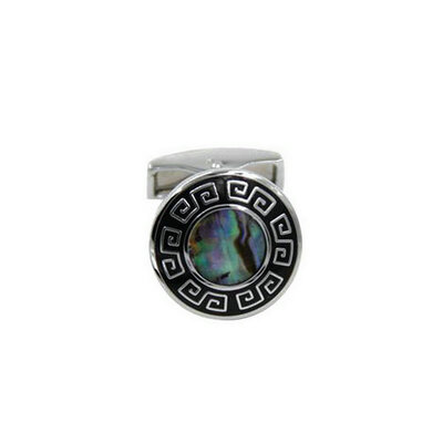 

Mysfs® Copper с позолотой Infinite Cufflink Мужская инкрустация Shell Fashion Jewelry